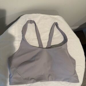 Lululemon All Powered Up Medium Support Sports Bra Iced Iris Sz 34C